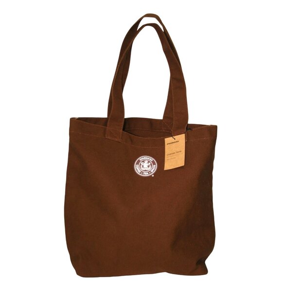 Starbucks Handbags - Starbucks Pike Place Market Siren Logo Brown Canvas Tote Bag - Exclusive Design